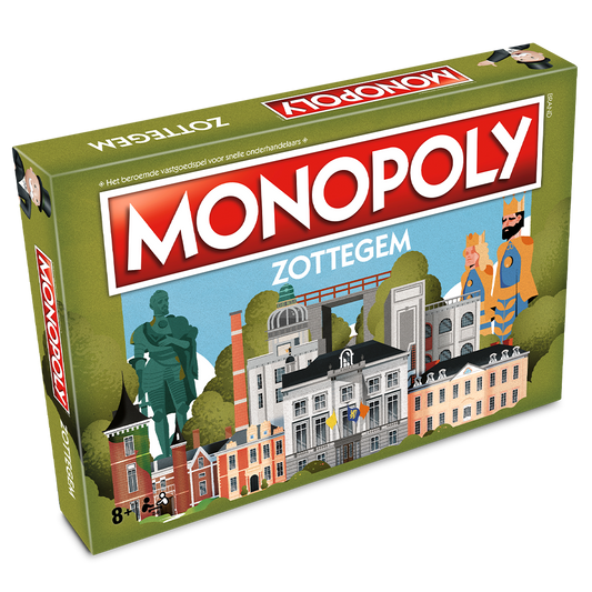 Monopoly Zottegem bordspel kopen spelbord gezelschapsspel cadeau