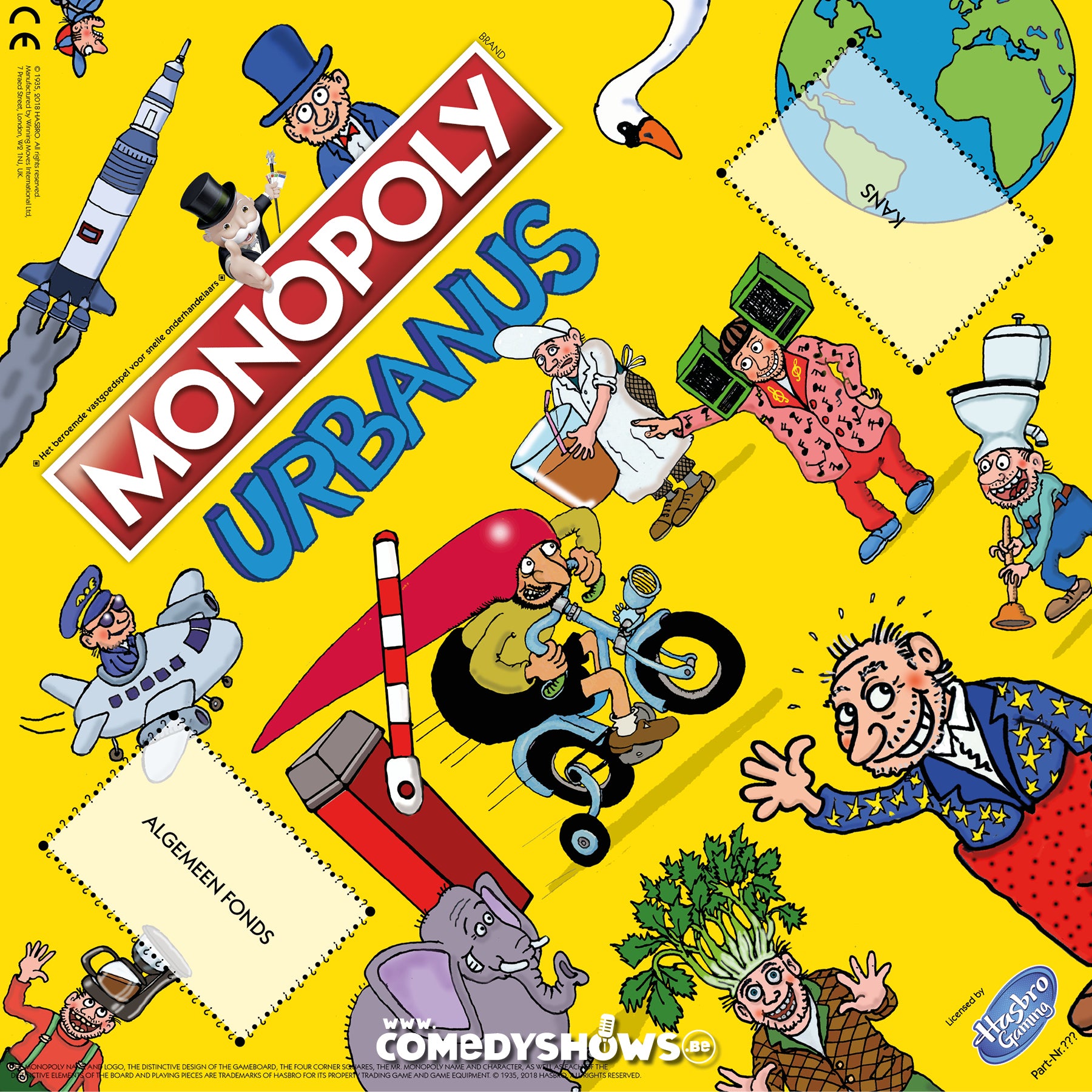 Monopoly Urbanus bordspel kopen spelbord gezelschapsspel cadeau