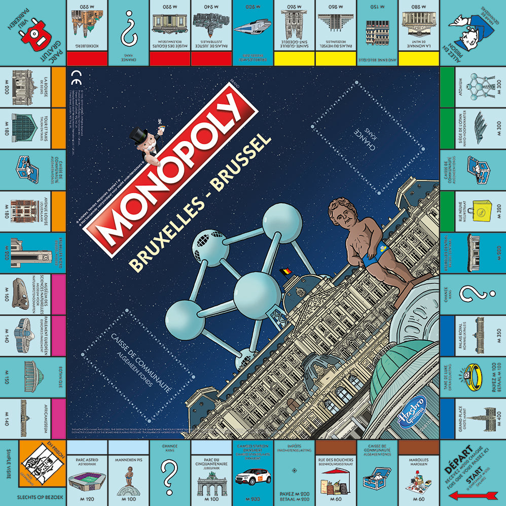 Monopoly Brussel Bruxelles