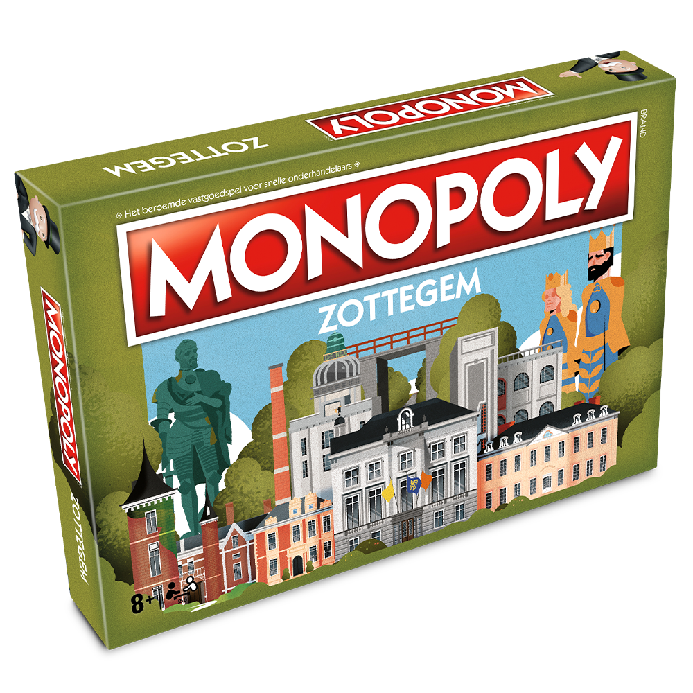 Monopoly Zottegem bordspel kopen spelbord gezelschapsspel cadeau